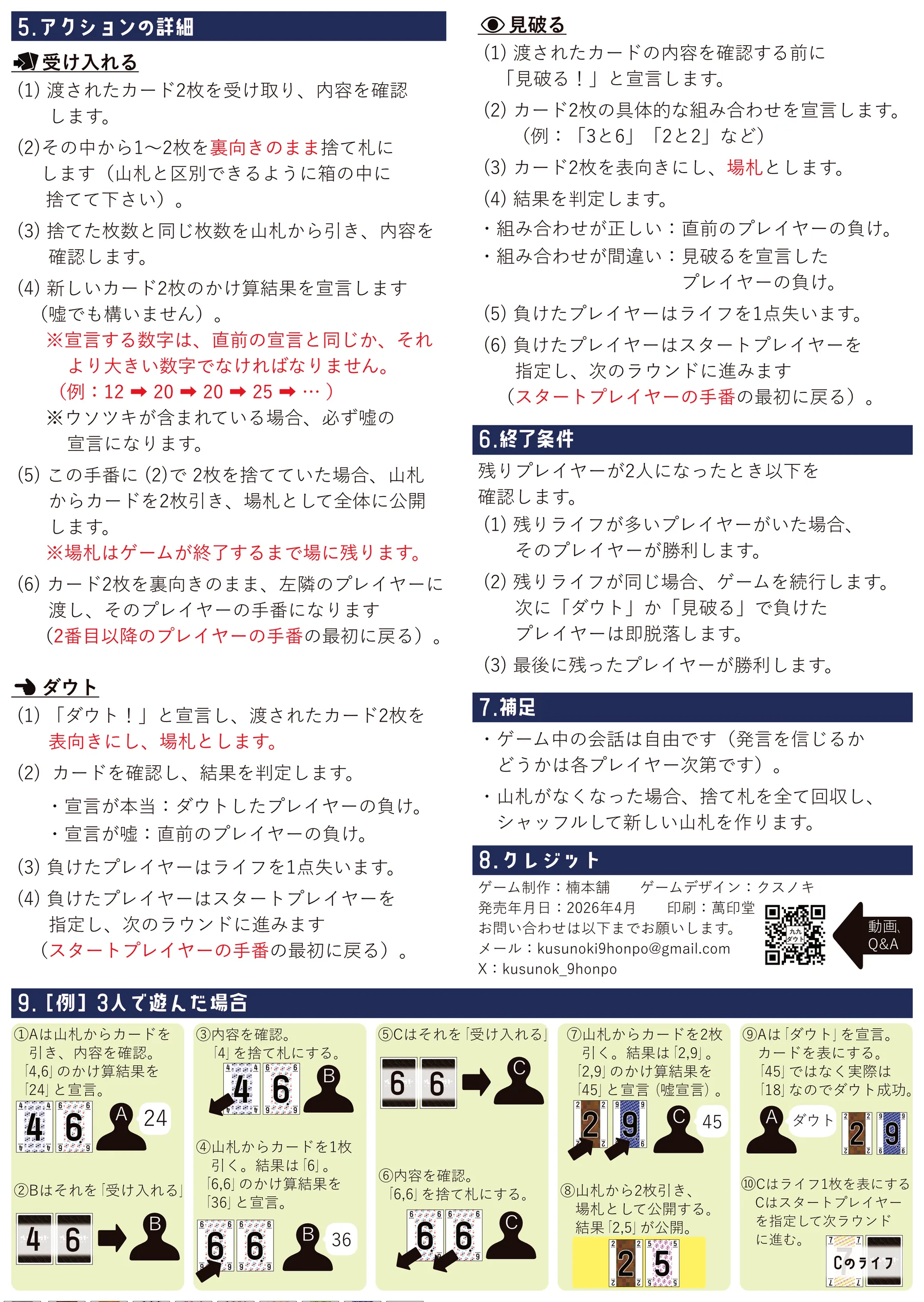 説明書 2ページ目